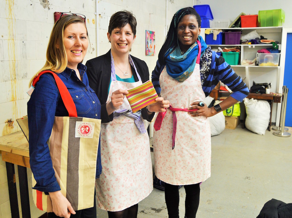 MP Alison Thewliss visits Rags to Riches Project