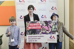 Alison Thewliss MP at the launch of the Too Much Information campaign supported by the National Autistic Society