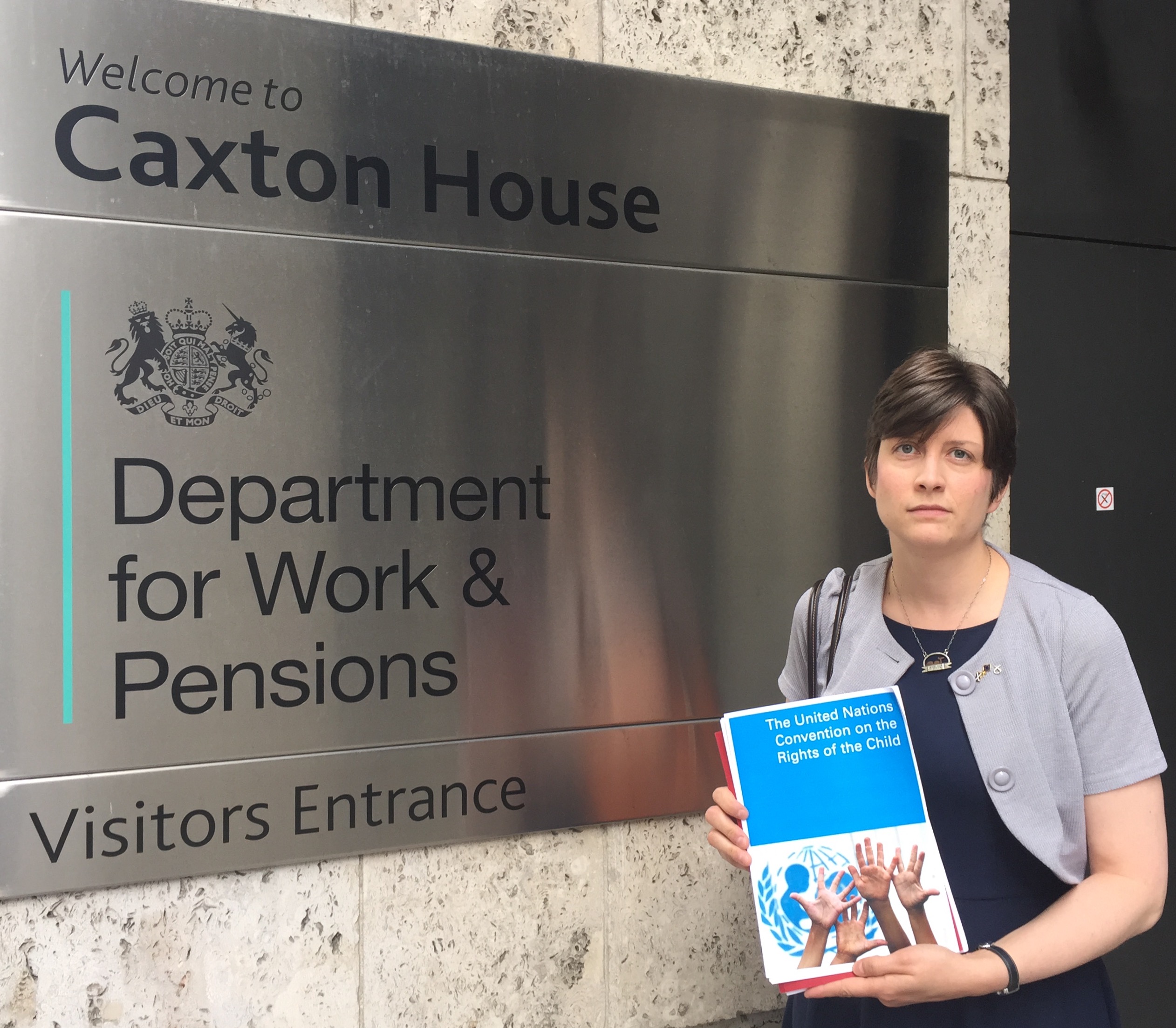 Alison Thewliss MP at the Department of Work and Pensions