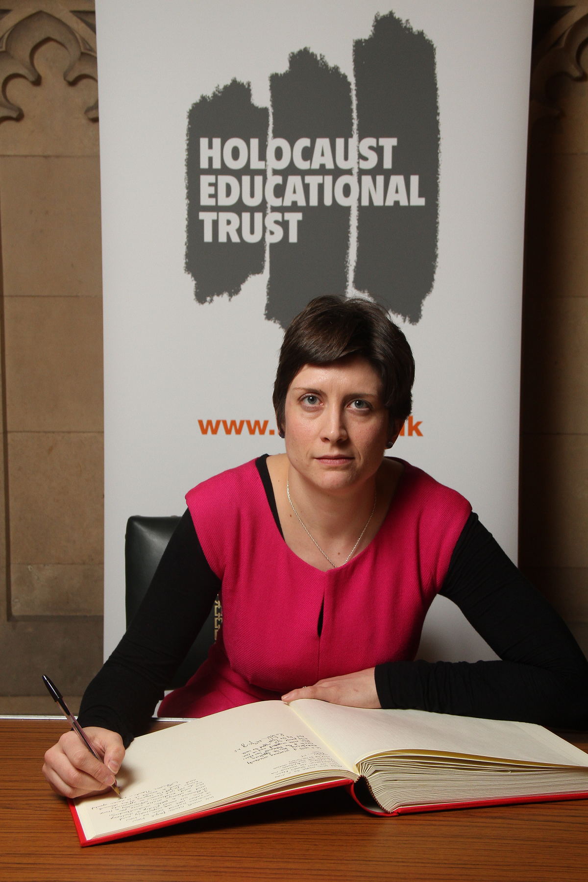 Alison Thewliss MP signs Holocaust Educational Trust Book of Commitment