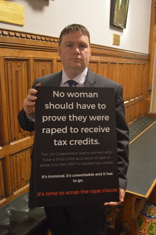 Owen Thompson MP Owen Thompson MP calls on the UK Government to scrap the rape clause