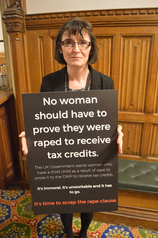 Patricia Gibson MP Patricia Gibson MP calls on the UK Government to scrap the rape clause