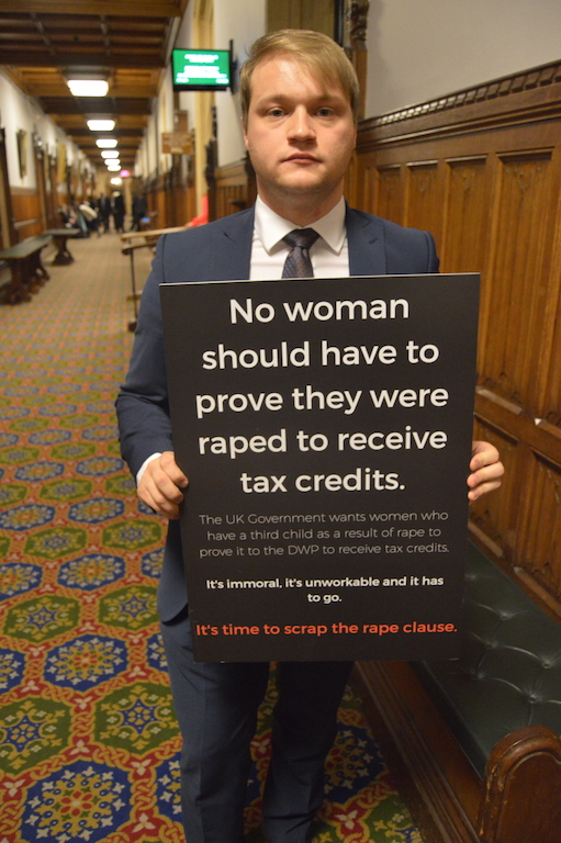 Stuart Donaldson MP Stuart Donaldson MP calls on the UK Government to scrap the rape clause