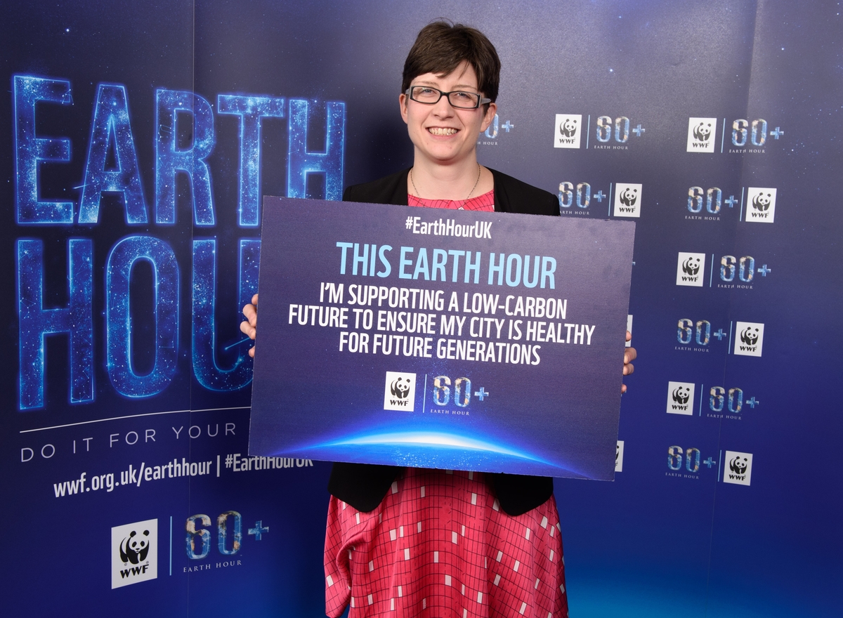 Alison Thewliss MP lends her support to the WWF Earth Hour