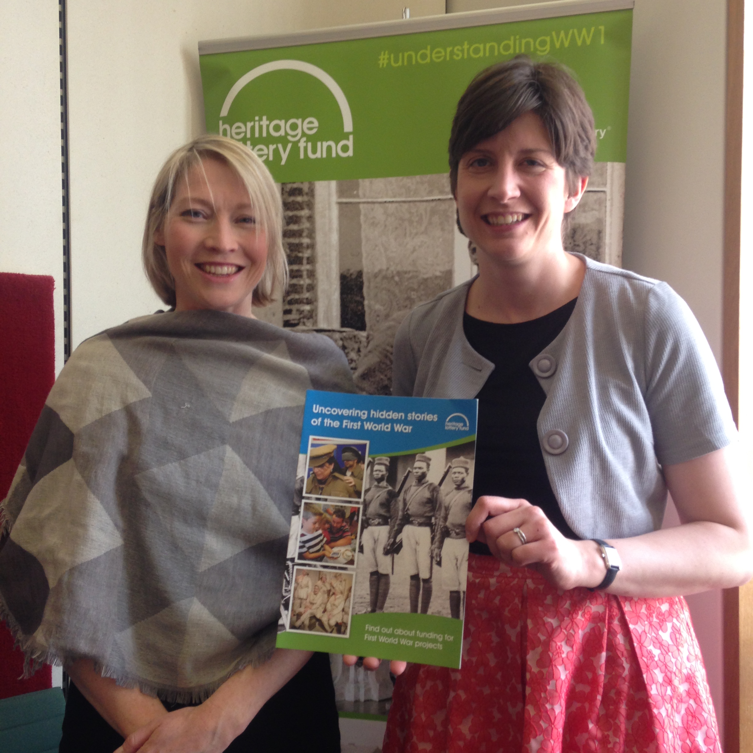Alison Thewliss MP attending the launch of the Heritage Lottery Fund's First World War Centenary fund