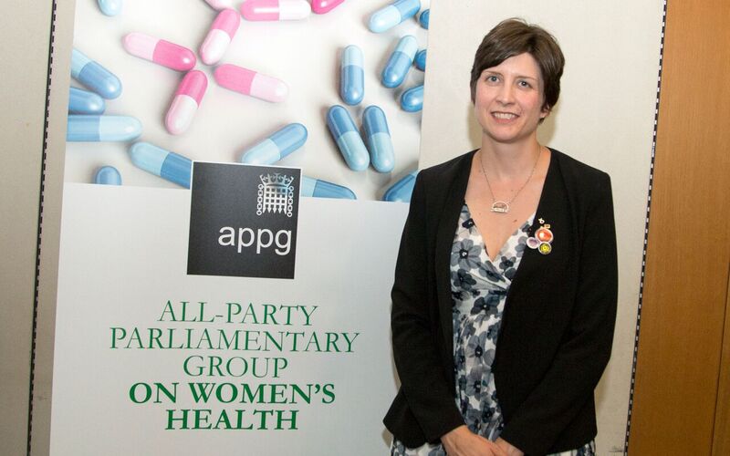 Alison Thewliss MP attending the launch of the All Party Parliamentary Group on Women's Health