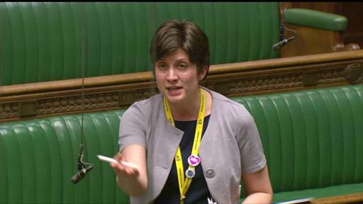 Alison Thewliss MP speaking in the House of Commons